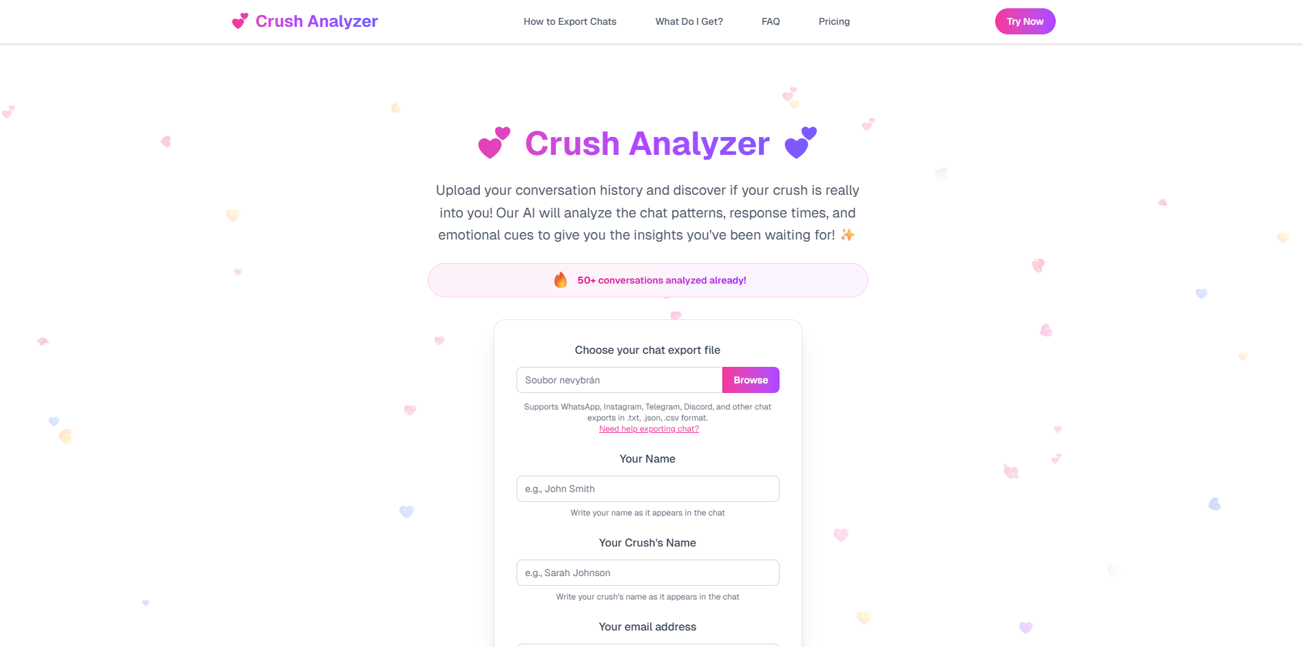 Crush Analyzer work example